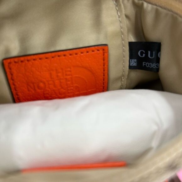Unisex Gucci, X Northface, GG monogram canvas, shoulder bag made in Italy - Picture 8 of 12